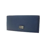 DF Queenin - Y.J.GENT系列簡約質感紳士前扣對折式長夾 - 多色可選 紳士藍
