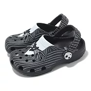 Crocs x 怪誕城之夜 洞洞鞋 Classic Clog K 中童 黑 小朋友 聯名 涼拖鞋 休閒鞋 卡駱馳 21056290H 19.5cm MULTI
