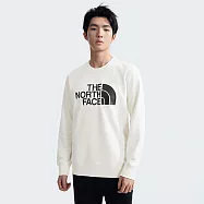 The North Face M TNF FOUNDATION RLX CREW - AP 男長袖大學T-NF0A8AT7QLI XL 白色