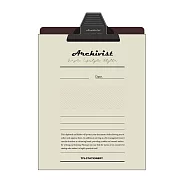 【Laszlo】TPL_Archivist檔案管理員A4板夾_兩款 _直式