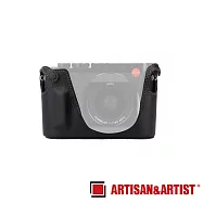 ARTISAN&ARTIST LMB Q123 Leica Q系列皮革半截式皮套 黑色/紅色特仕板 公司貨