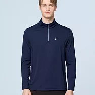 【荒野wildland】 男石墨烯彈性拉鍊機能衣秀姑藍山 2XL 秀姑藍山