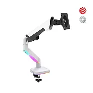 【MODERNSOLID】螢幕大力架_單螢幕_旗艦款 _白色_低荷重(2.5-9 公斤)