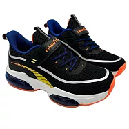 男大童魔鬼氈氣墊鞋 (G074-2) 固特異 童鞋 男童運動鞋 GOODYEAR 大童鞋 慢跑鞋 嬰幼童鞋 運動鞋 男童鞋 固特異運動鞋 氣墊鞋 GOODYEAR 固特異 24 黑藍色