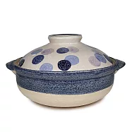 福介商店 日本土鍋 萬古燒 水玉 8號 深陶鍋