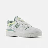 New Balance 休閒鞋 550 女鞋 白 沼澤綠 小白鞋 復古 NB 紐巴倫 BBW550EB-B 22.5cm WHITE/GREEN