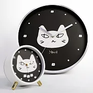 【CarryPlus】咪拉星球 | 咪索的經典格調 12吋鋁框掛鐘