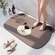 硅藻土軟式進階吸水止滑地墊-1入多款選擇(地墊/踏墊/浴室墊/吸水墊/廚房墊) 棕熊先生