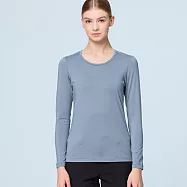 【荒野wildland】女遠紅外線U領保暖衣栗松溫泉 S 栗松溫泉