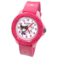 DF童趣館 - 三麗鷗正版授權HELLO KITTY雙色殼兒童錶 酷洛米-桃紅色