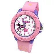 DF童趣館 - 三麗鷗正版授權HELLO KITTY雙色殼兒童錶 酷洛米-粉色