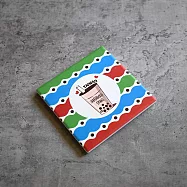 《桐鹿》茄芷系列 陶瓷吸水杯墊 珍珠奶茶