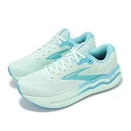 Brooks 慢跑鞋 Ghost Max 2 男鞋 螢光藍 魔鬼極致 超發光限定版 厚底 緩衝 運動鞋 1104311D451 28.5cm HONEY DEW/BLUE/WHITE