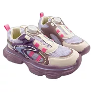 巴布豆旋轉扣運動鞋-兩色可選 (C151) 休閒鞋 童鞋 大童鞋 BOBDOG巴布豆 巴布豆童鞋 BOBDOG 男大童 男童鞋 輕量運動鞋 女大童 運動鞋 透氣運動鞋 22.5 粉紫色