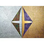 【玲廊滿藝】彭柏勳-綻放- Silver/Gold116.5x160cm
