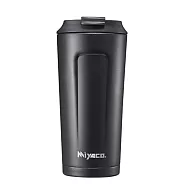 米雅可 品味316不鏽鋼真空咖啡隨行杯500ml(夜藍色、水泥灰色、不鏽鋼色、象牙白色) MY-F04050 台灣製 夜藍色