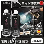 (2罐任選超值組)西班牙mtn蒙大拿-PRO萬用壓克力凡尼斯透明噴式保護漆400ml/罐(抗刮防水固色清漆,戶外用品修繕塗料,手工藝品增亮輔助劑,繪畫完稿定著噴膠) 908亮光*2罐