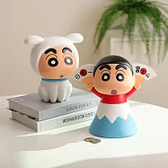 Bigger Size蠟筆小新造型存錢筒 -富士山