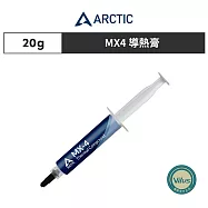 【ARCTIC】 MX4 20g 頂級散熱膏 高導熱系數 易塗抹|樂維科技官方公司貨