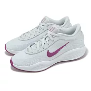 Nike 籃球鞋 G.T. Hustle Academy EP 男鞋 白 桃紅 針織 緩震 FJ7808-004 26cm WHITE/PINK