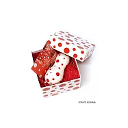 草間彌生 氣球 吉祥物 鑰匙圈 白