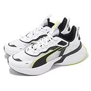 Puma 慢跑鞋 Softride Sway 男鞋 白 黑 緩衝 支撐 運動鞋 37944304 28cm WHITE/BLACK/LIME POW