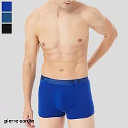 【pierre cardin 皮爾卡登】陽離子吸濕速乾緞彩動能平口褲(吸濕速乾-男內褲) XL 藍色