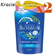Kracie海潤藻深層修護洗潤髮補充包-2入 深層修護洗髮乳x2