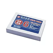 【MBS 萬事捷】特殊規格6 護貝膠膜 100張/盒 1406