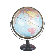 【Fucashun】17吋立體地球儀木座-附燈 立體圖面 MS-217LANRW /個 3629