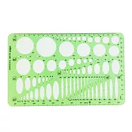 【Tomato】室內設計 Q68 專用圓圈橢圓板 /片 4163