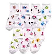 【ONEDER 旺達棉品】迪士尼滿版系列中筒襪 長襪 台灣製棉襪女襪- 奇奇與蒂蒂 CD-A332