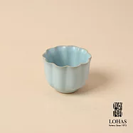 【陸寶LOHAS】宋式八雅杯-雅荷映日/梅香如故/清蓮香遠/芳華綻放 汝窯天青色 宋代美學 雅荷映日杯