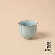 【陸寶LOHAS】宋式八雅杯-雅荷映日/梅香如故/清蓮香遠/芳華綻放 汝窯天青色 宋代美學 芳華綻放杯