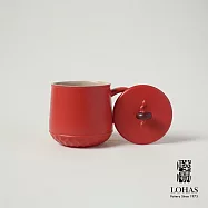 【陸寶LOHAS】平安永結蓋杯 320ML 雙色可選 富含東方美學韻味 富貴紅