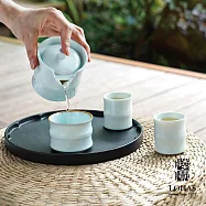 【陸寶LOHAS】富竹年年茶組 雙色可選 一壺三杯 造竹節之型 勢如破竹 好運連連 青瓷冰裂