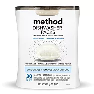 Method 美則潔淨三效聰明洗碗球-無香料30顆入489g
