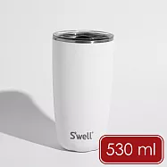 《S’well》美國 Tumbler不鏽鋼滑蓋保溫杯 | 保溫杯 保冷保冰杯 推蓋直飲杯 環保杯 便攜杯 咖啡杯 隨行杯 - 雲朵白530ml - 雲朵白530ml