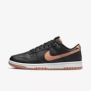 Nike Dunk Low Retro [DV0831-004] 男 休閒鞋 經典 復古 低筒 潮流 穿搭 黑 橘棕 24.5cm 黑/棕