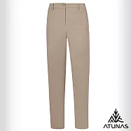 【ATUNAS 歐都納】女款防風石墨烯刷毛保暖長褲A1PA2508W- XS 淺棕