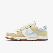 Nike W Dunk Low NN [FZ4347-100] 女 休閒鞋 運動 經典 低筒 皮革 流行 穿搭 米黃 25cm 黃/水藍