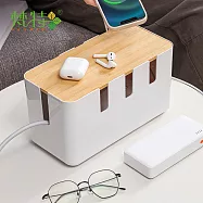 【梵特】北歐風附蓋電線收納盒/集線盒-加高款 單一規格
