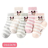 【虎兒寶】迪士尼系列 卡通造型兒童短襪 5雙組 - 米妮 童襪 ( DSS3476 ) 無 22-24cm