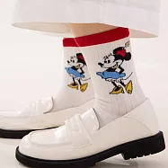 【虎兒寶】迪士尼系列 卡通造型兒童短襪 5雙組 - 米奇米妮 紅 童襪 ( SM33203 ) 22-24cm