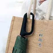 【好傘王】自動傘系_瞬間快收環扣傘 嘖嘖突破百萬募資傘款 軍綠色