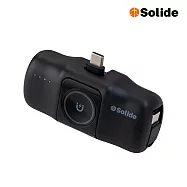 Solide 5000mAh Type-C Hammer 小榔頭 多功能輕巧萬用行動電源 有標示wh 黑色