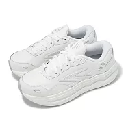 Brooks 慢跑鞋 Ghost Max L D 女鞋 寬楦 白 緩衝 厚底 魔鬼極致 皮革 運動鞋 1204321D142 24.5cm WHITE/WHITE