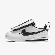 Nike Wmns Cortez [FJ7870-101] 女 休閒鞋 經典 復古 紀念款 阿甘鞋 拉鍊 陰陽 白黑 22.5cm 白/黑