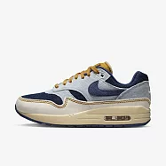 Nike Wmns Air Max 1 87 [FQ8900-440] 女 休閒鞋 運動 復古 丹寧 縫線 藍黃 28.5cm 藍/黃
