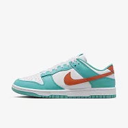 Nike Dunk Low Retro [DV0833-102] 男 休閒鞋 運動 復古 低筒 邁阿密海豚 湖水綠 橘紅 27cm 綠/橘